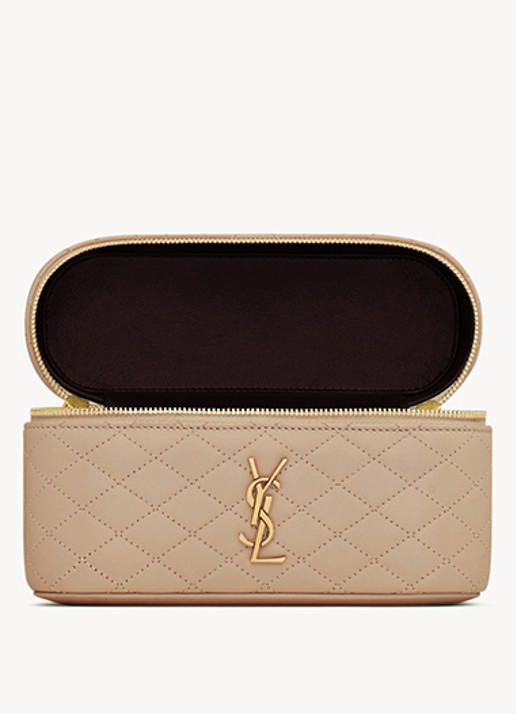 Saint Laurent Gaby Vanity handtas van lamsleer - detail 7 beige