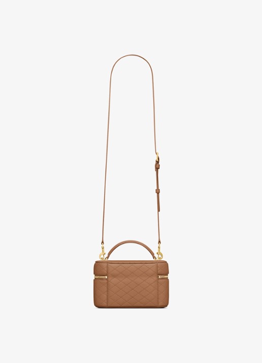 Saint Laurent Gaby Vanity handtas van lamsleer - achterkant 5 bruin