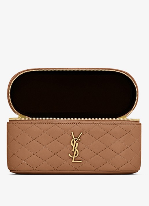 Saint Laurent Gaby Vanity handtas van lamsleer - detail 4 bruin