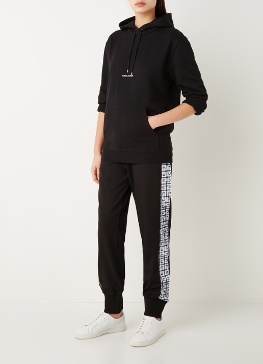 Saint Laurent Hoodie met logo - voorkant 4 zwart