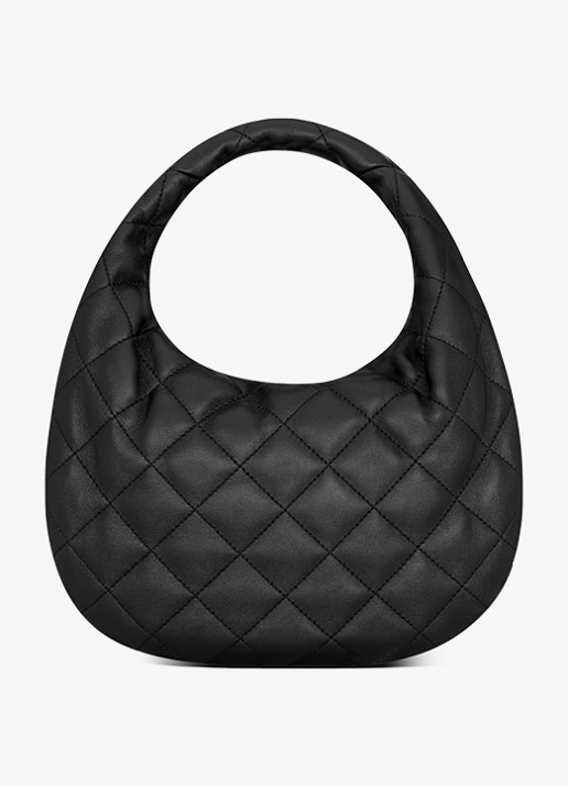 Saint Laurent Icarino handtas van lamsleer - achterkant zwart