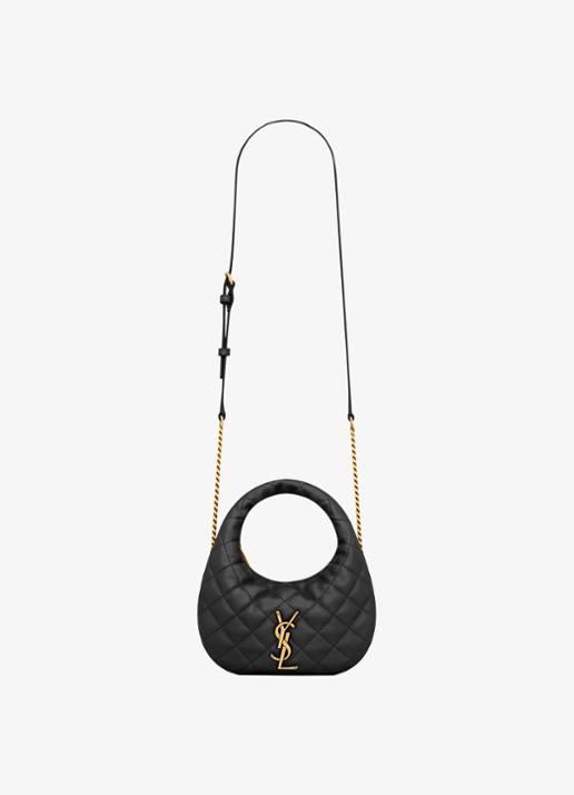 Saint Laurent Icarino Mini handtas van lamsleer
