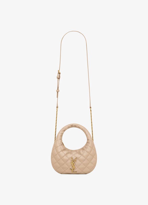 Saint Laurent Icarino Mini handtas van lamsleer