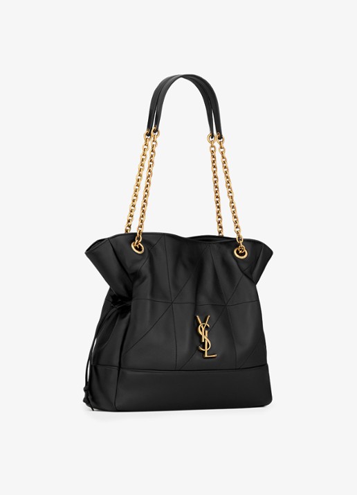 Saint Laurent Jamie Small schoudertas van lamsleer - detail 4 zwart