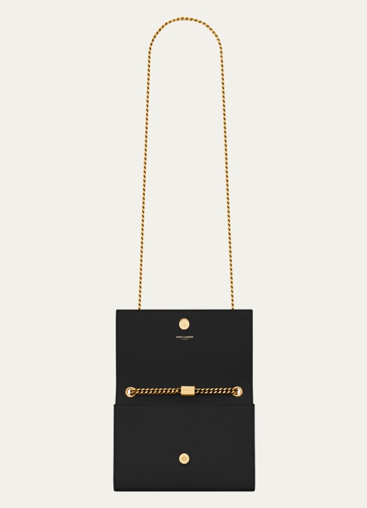 Saint Laurent Kate Small schoudertas van kalfsleer - detail 4 zwart