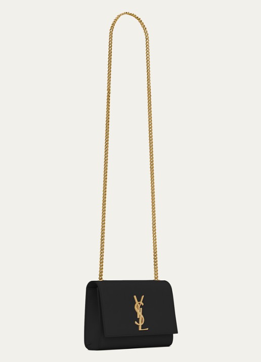 Saint Laurent Kate Small schoudertas van kalfsleer - detail 5 zwart