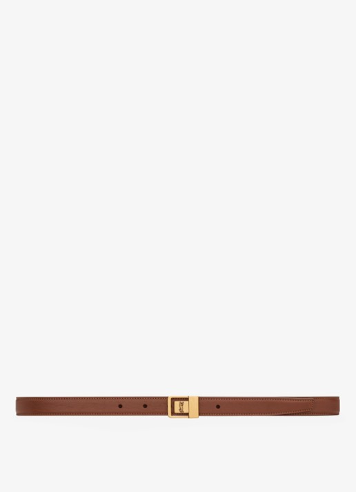 Saint Laurent La 66 riem van kalfsleer
