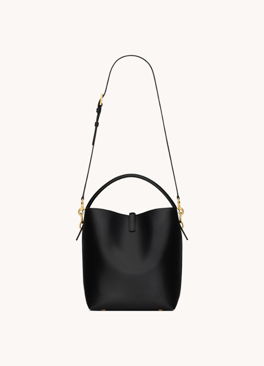 Saint Laurent Le 24 schoudertas van kalfsleer - detail 4 zwart