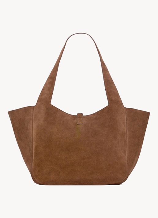 Saint Laurent Le 5 À 7 Bea shopper van kalfssuède - achterkant 6 bruin