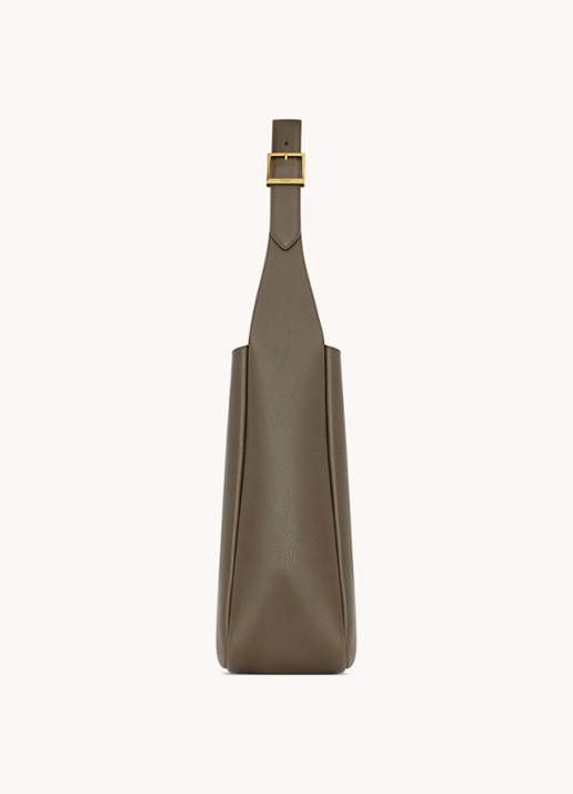 Saint Laurent Le 5 À 7 Large handtas van lamsleer - achterkant 2 groen