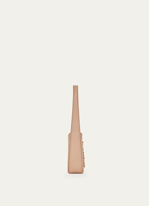 Saint Laurent LE 5 A 7 MINI HOBO IN SMOOTH L - detail 2 donkerbeige