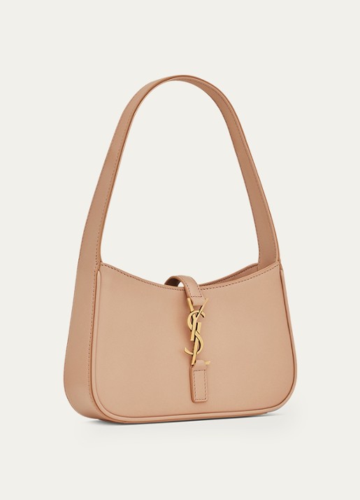 Saint Laurent LE 5 A 7 MINI HOBO IN SMOOTH L - detail 3 donkerbeige