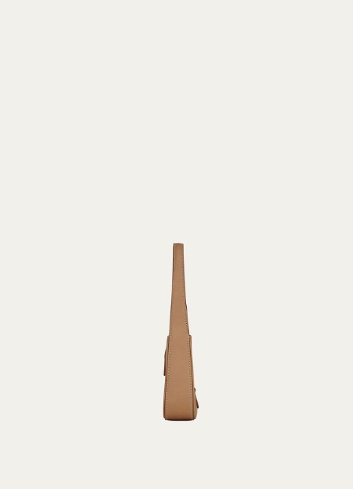 Saint Laurent Le 5 á 7 Mini Hobo schoudertas van kalfsleer - detail 2 camel