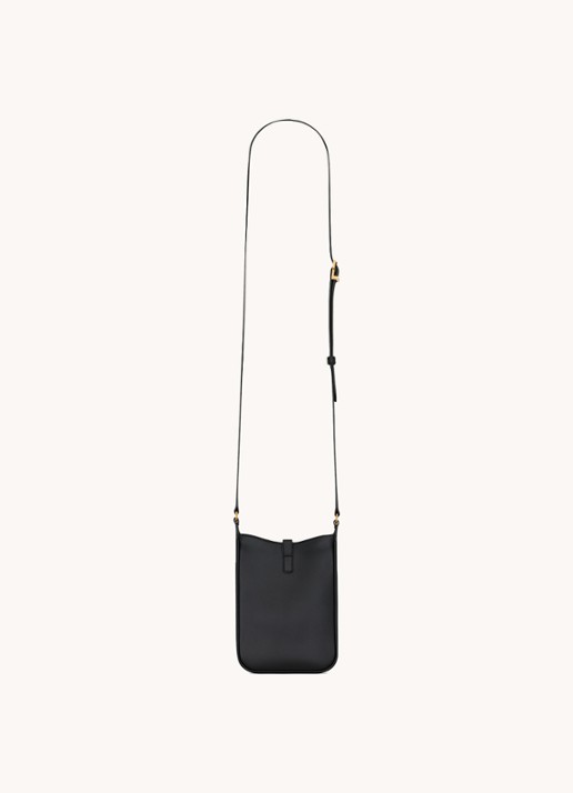 Saint Laurent Le 5 À 7 Mini schoudertas van kalfsleer - detail 3 zwart