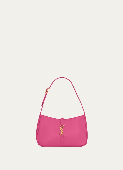 Saint Laurent Le 5 à 7 schoudertas van kalfsleer