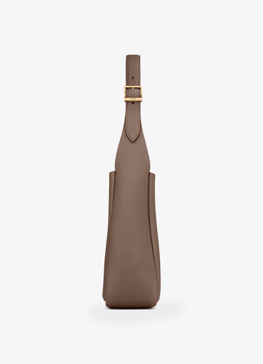 Saint Laurent Le 5 À 7 Supple Small schoudertas van kalfsleer - detail 3 taupe