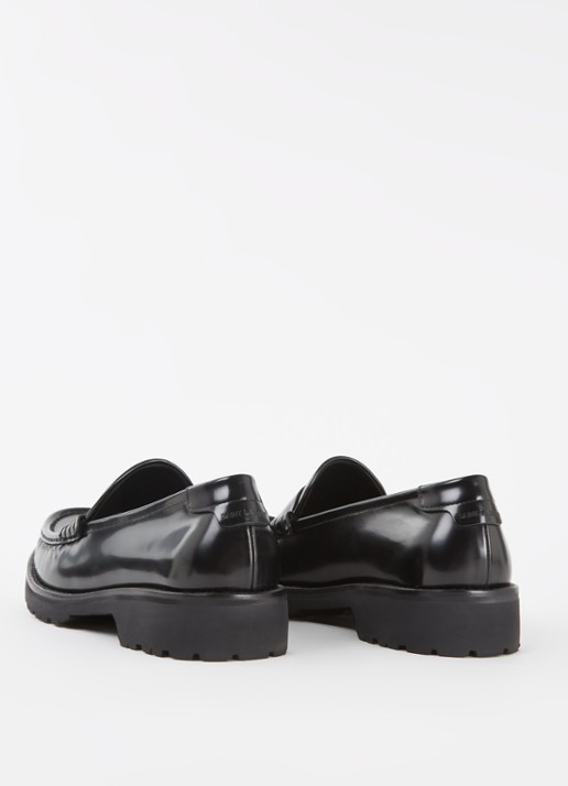 Saint Laurent Loafer van kalfsleer - detail 4 zwart