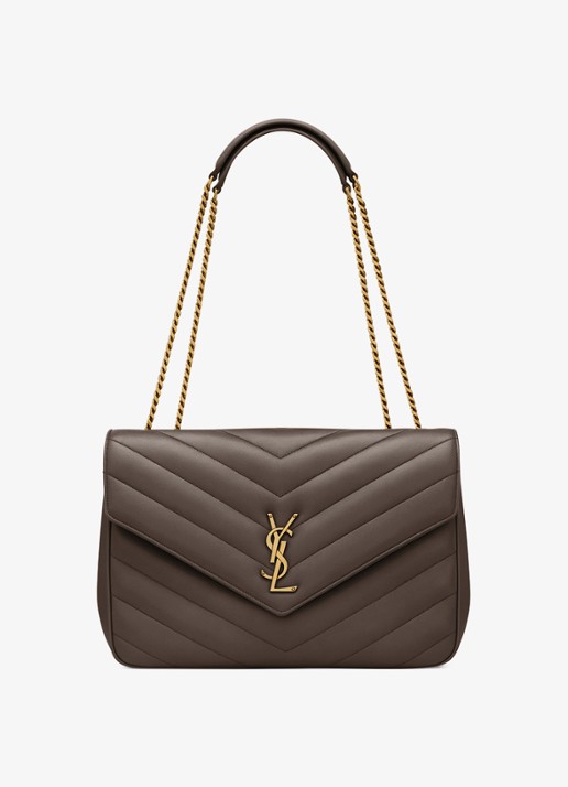 Saint Laurent Loulou Large schoudertas van lamsleer