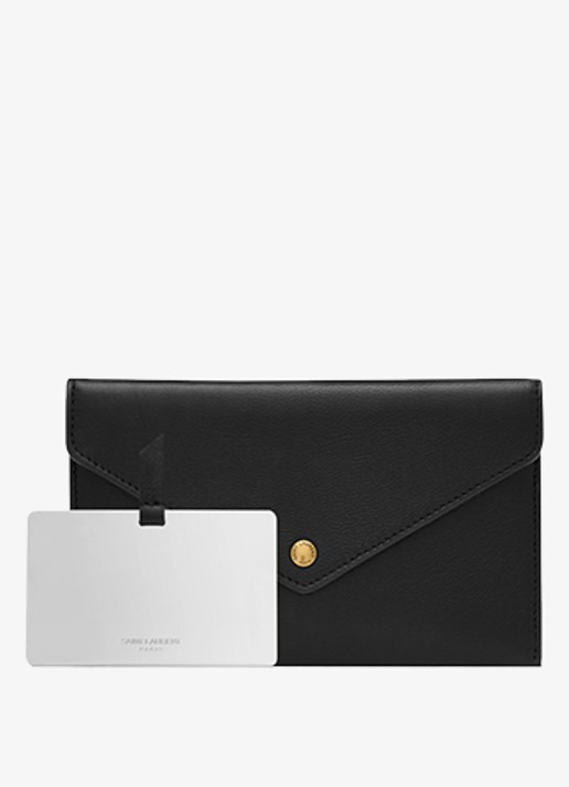 Saint Laurent Loulou Medium schoudertas van lamsleer - detail 5 zwart
