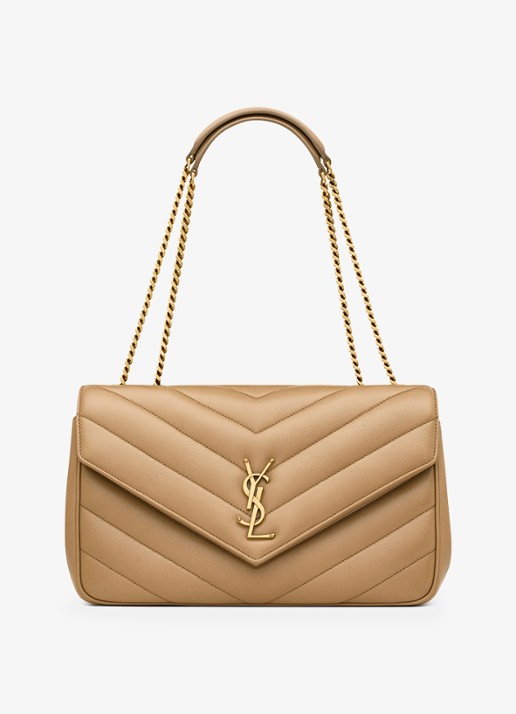 Saint Laurent Loulou Medium schoudertas van lamsleer