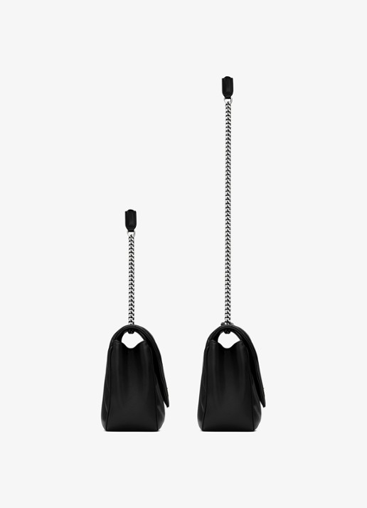 Saint Laurent Loulou Medium schoudertas van quilted lamsleer - detail 5 zwart