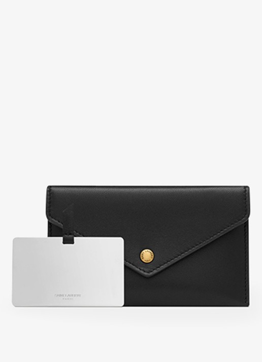 Saint Laurent Loulou Small schoudertas van lamsleer - detail 5 roestbruin