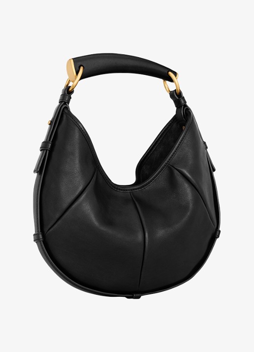 Saint Laurent Mombasa Small schoudertas van kalfsleer - detail 4 zwart