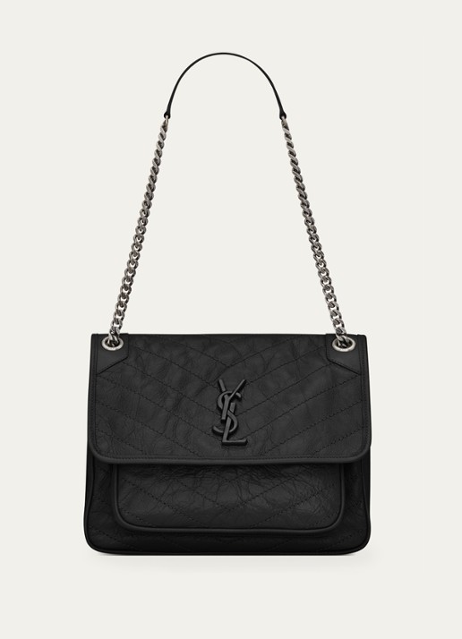 Saint Laurent Niki Medium schoudertas van kalfsleer