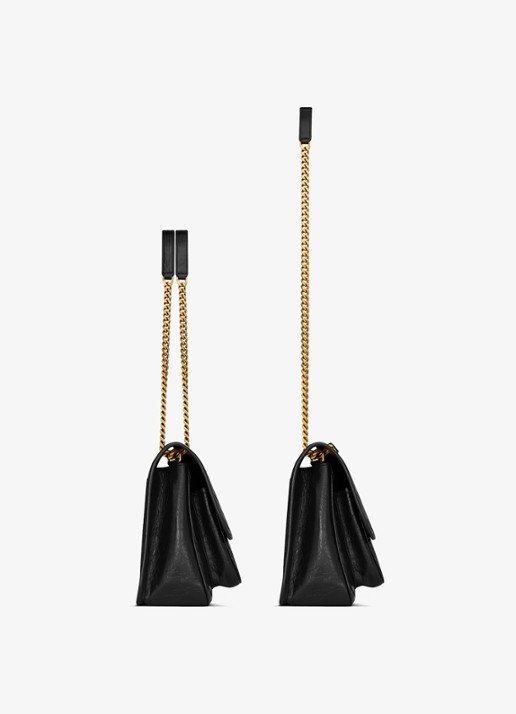 Saint Laurent Niki Medium schoudertas van kalfsleer - detail 3 zwart