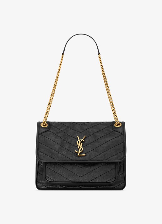 Saint Laurent Niki Medium schoudertas van kalfsleer