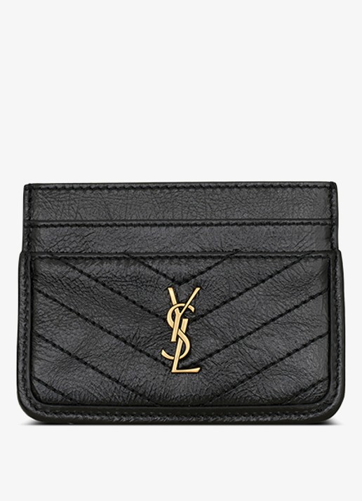 Saint Laurent Niki pasjeshouder van kalfsleer