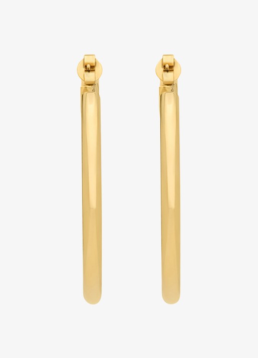 Saint Laurent Oorringen met logo - detail 2 goud
