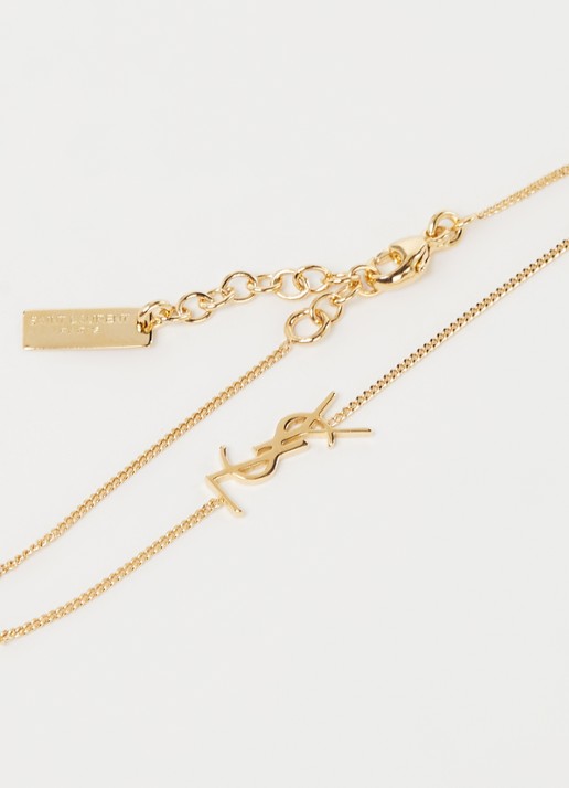 Saint Laurent Opyum armband met logo - voorkant 2 goud
