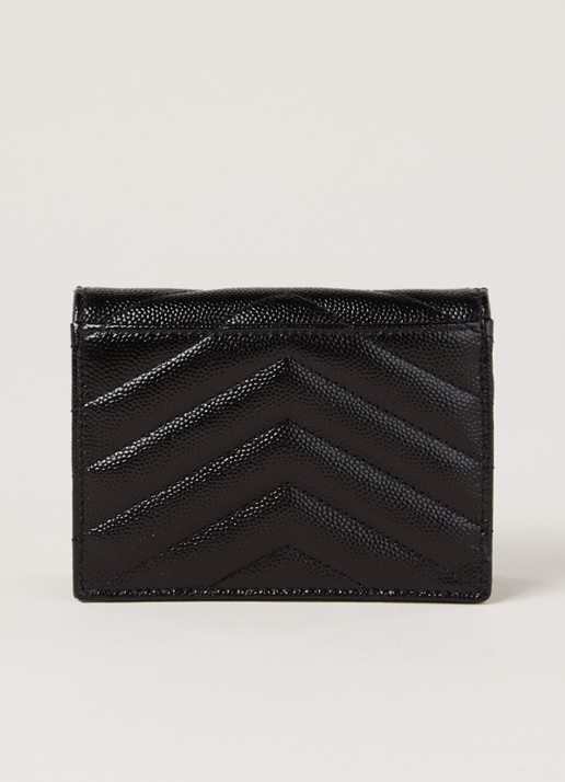 Saint Laurent Portemonnee van kalfsleer - detail 3 zwart