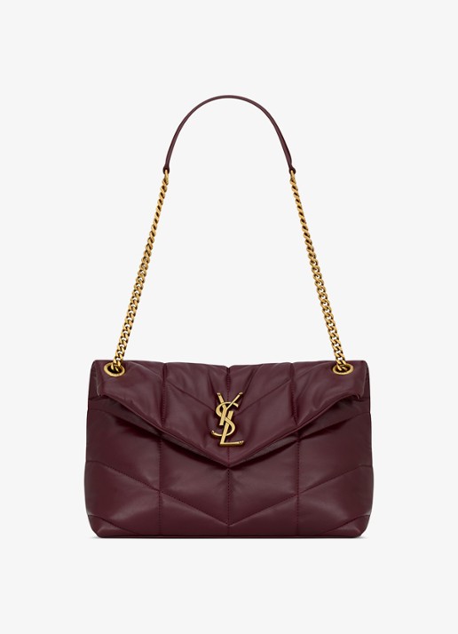 Saint Laurent Puffer Small schoudertas van kalfsleer