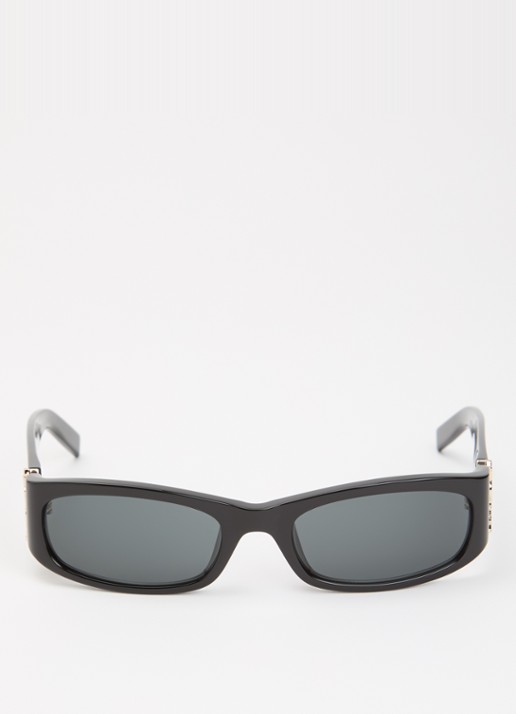Saint Laurent Retro zonnebril SL M 152/F - detail 2 zwart