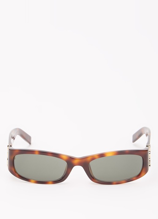 Saint Laurent Retro zonnebril SLM152 - detail cognac