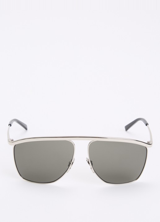 Saint Laurent Retro zonnebril YS000856 - detail 2 zilver