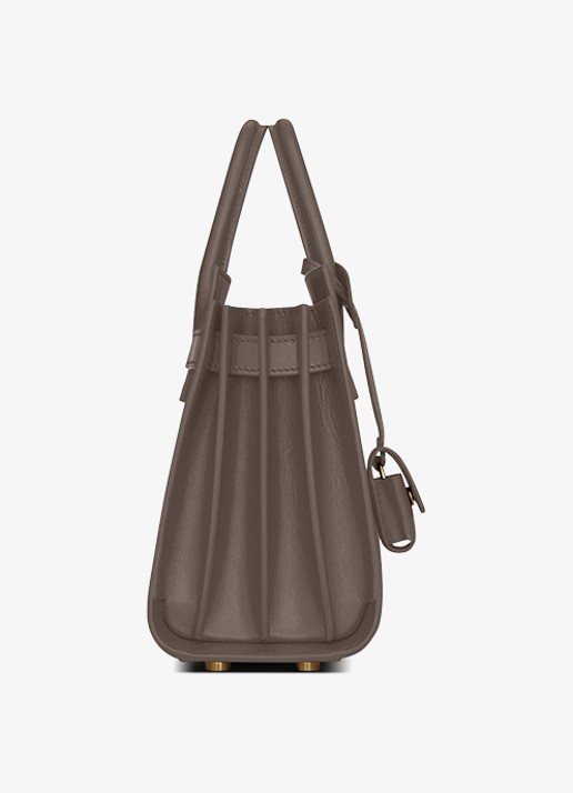 Saint Laurent Sac De Jour Nano handtas van kalfsleer - detail 3 taupe