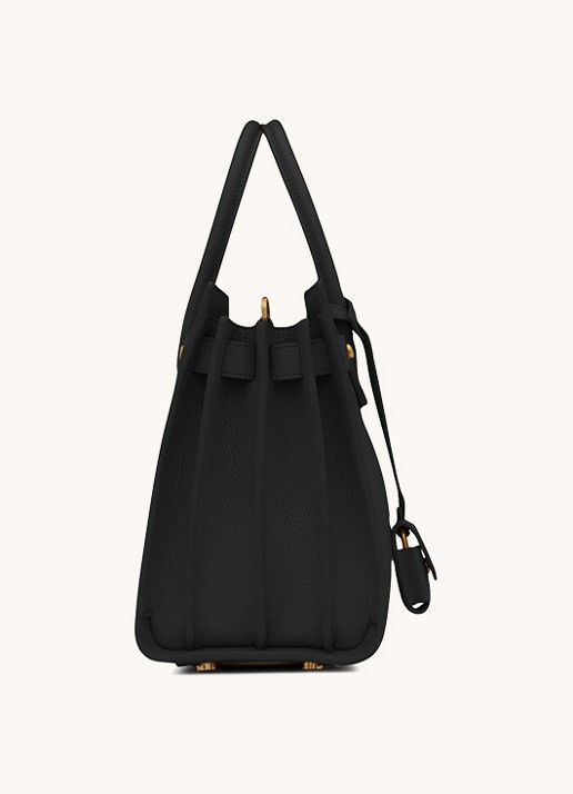 Saint Laurent Sac De Jour Supple Baby handtas van kalfsleer - detail 2 zwart