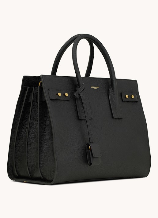 Saint Laurent Sac de Jour Supple Small handtas van kalfsleer - detail 5 zwart