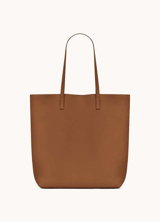 Saint Laurent Shopper van kalfsleer - detail 2 cognac