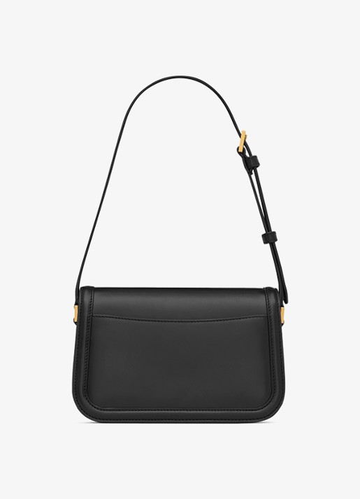 Saint Laurent Solferino Mini schoudertas van kalfsleer - achterkant 2 zwart