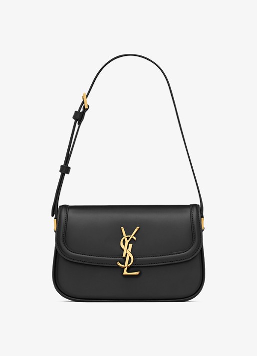 Saint Laurent Solferino Mini schoudertas van kalfsleer