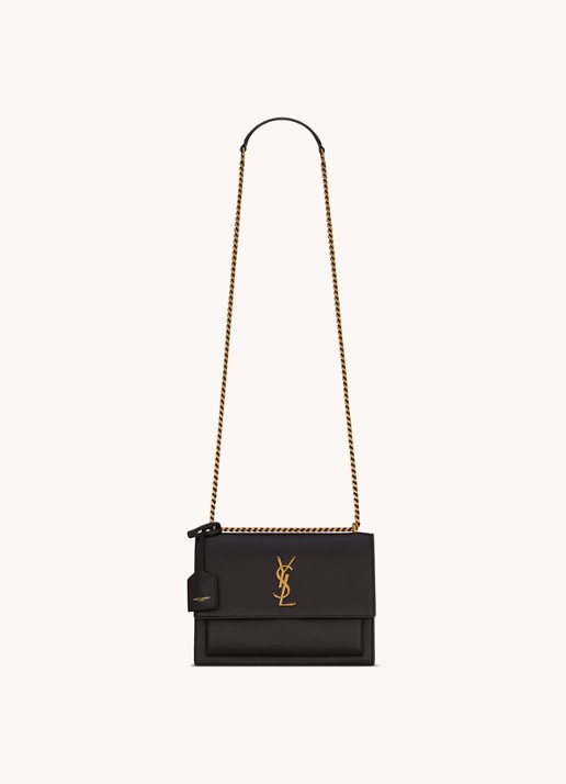 Saint Laurent Sunset Medium schoudertas van kalfsleer