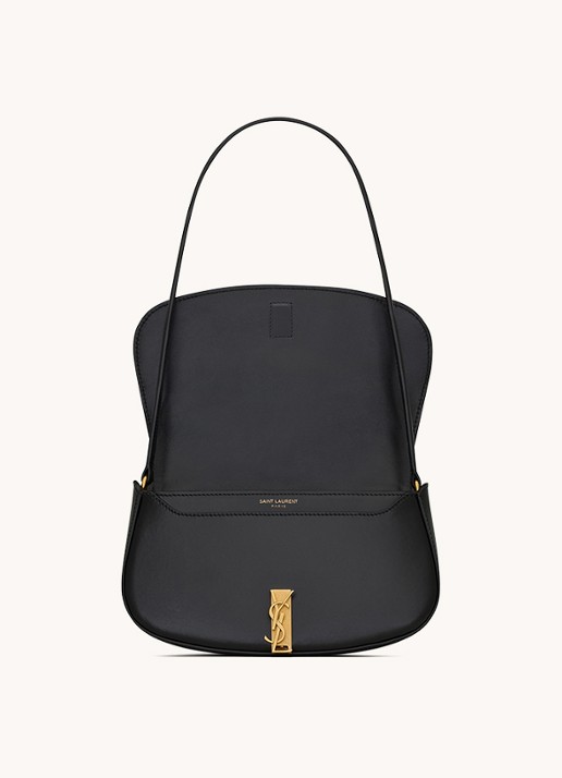 Saint Laurent Voltaire Mini schoudertas van kalfsleer - detail 2 zwart