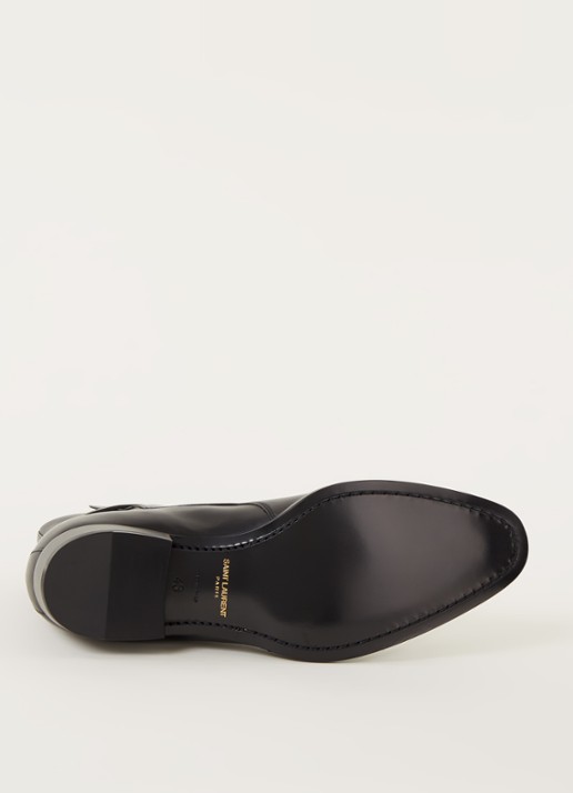Saint Laurent Wyatt Jodhpur enkellaars van kalfsleer - detail 5 zwart