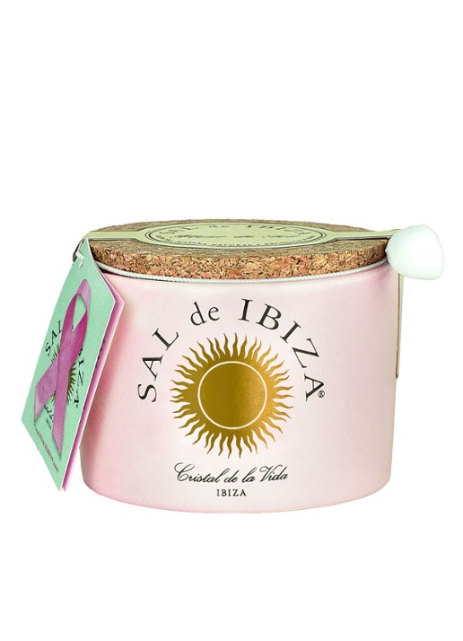 Sal de Ibiza Fleur de Sel La Vie en Rose rozenzout 140 gram