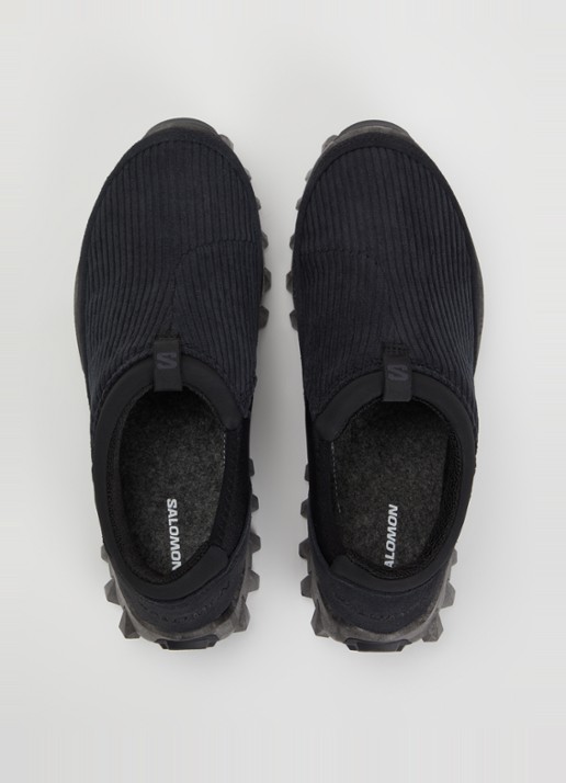 Salomon SnowClog instapper van corduroy met details van suède - detail 2 antraciet