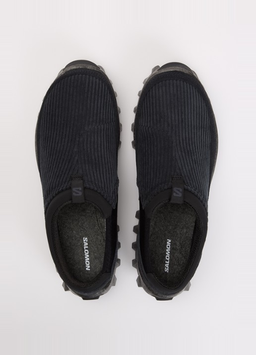 Salomon SnowClog instapper van corduroy met details van suède - detail 5 antraciet